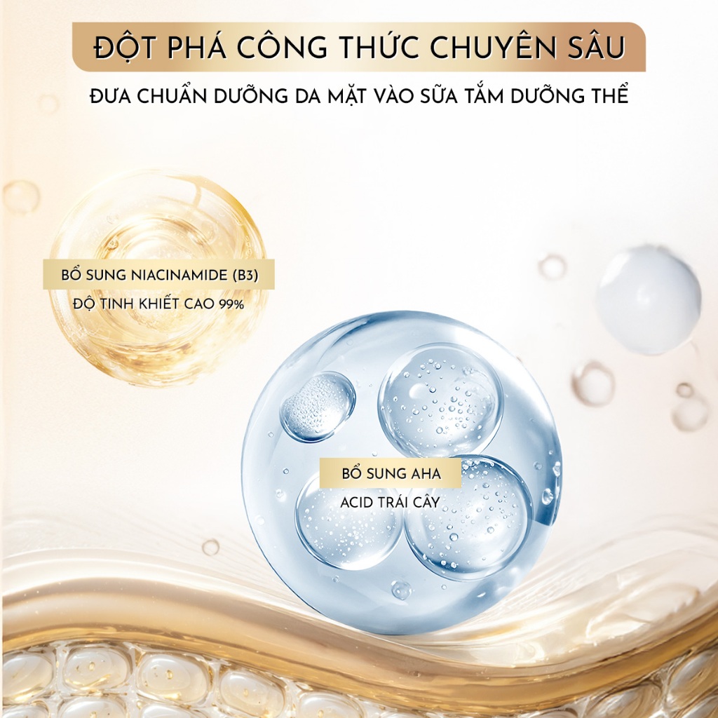 [MỚI] Sữa Tắm Sáng Da OLAY B3, Dưỡng Sáng Căng Bóng, Hương Hoa Dành Dành Kiêu Sa Chai 500G