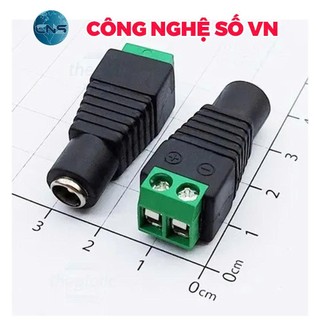 COMBO 5 CÁI Jack Nguồn DC_Vặn Vít Âm/Dương - Cổng Domino 2P - Jack nguồn camera âm - Đuôi cắm adapter âm