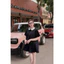 Váy babydoll cổ sen phối xếp li V363 SM