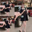 Váy babydoll cổ sen phối xếp li V363 SM