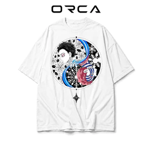 Áo thun Orca in hình Akaza Demon Slayer - Vải Cotton cao cấp - ORCA426