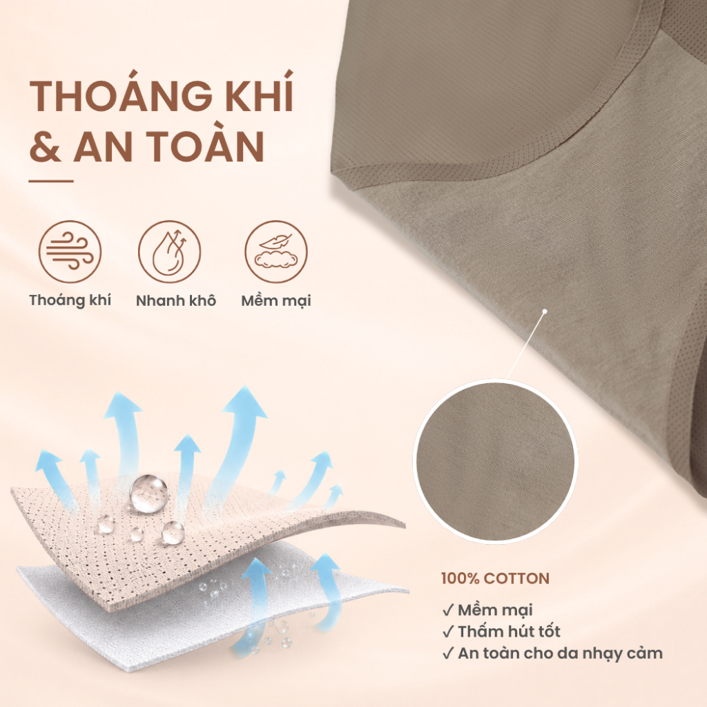 [TOKYOLIFE] COMBO 3 quần lót Nữ tàng hình không đường may cao cấp 40006032