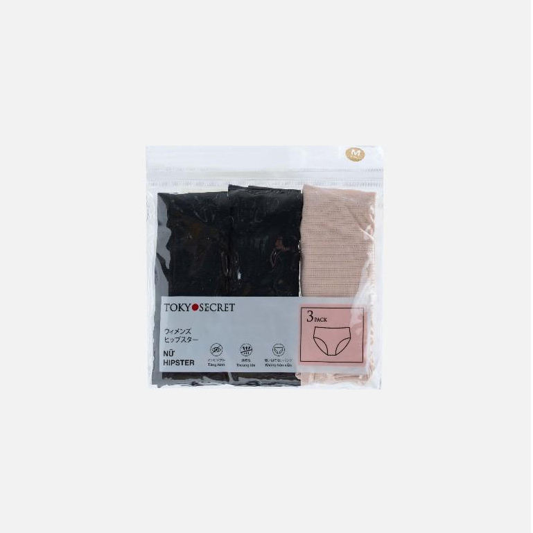 [TOKYOLIFE] COMBO 3 quần lót Nữ tàng hình không đường may cao cấp 40006032