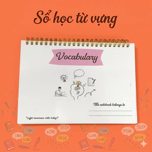 Sổ Vocabulary Sổ Từ Vựng IELTS, Tiếng Anh Taro Stationery A5 100 Trang