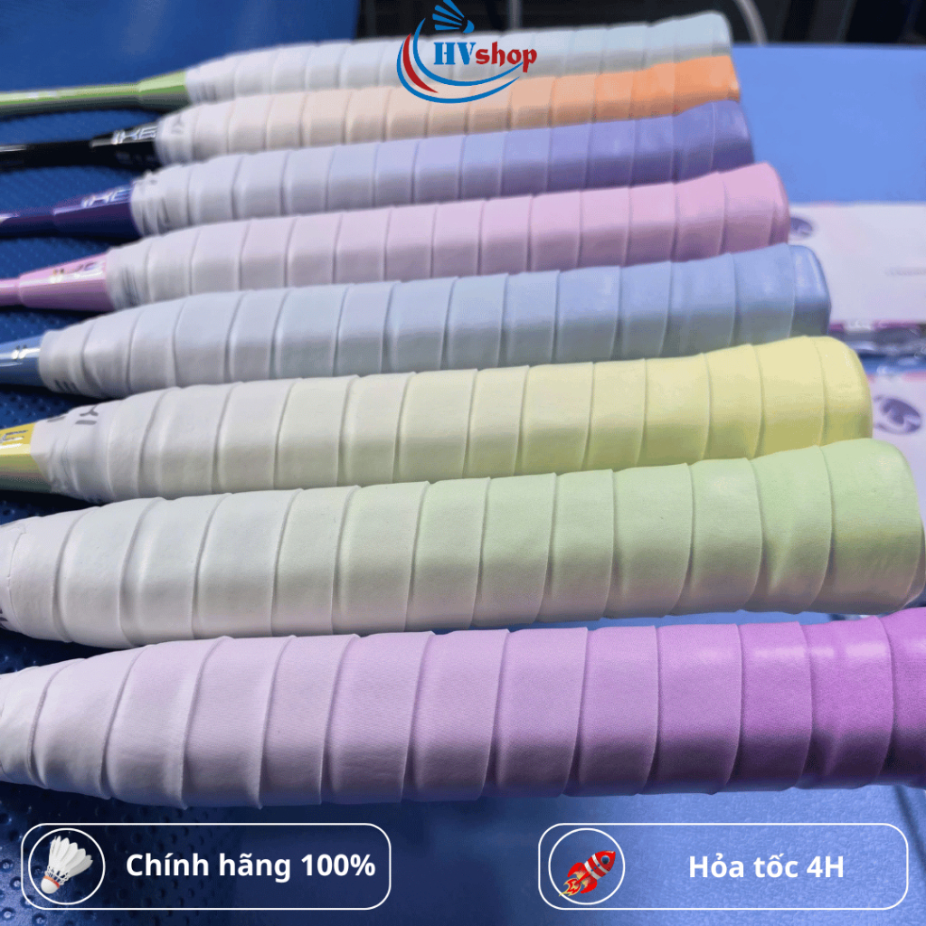 Quấn cán cầu lông IXE chính hãng, có phiên bản màu loang, chất liệu mềm mại, bám tay - HVShop