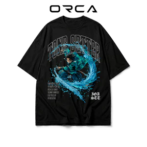 Áo thun Orca in hình Kamado Tanjiro Demon Slayer - Vải Cotton cao cấp - ORCA432