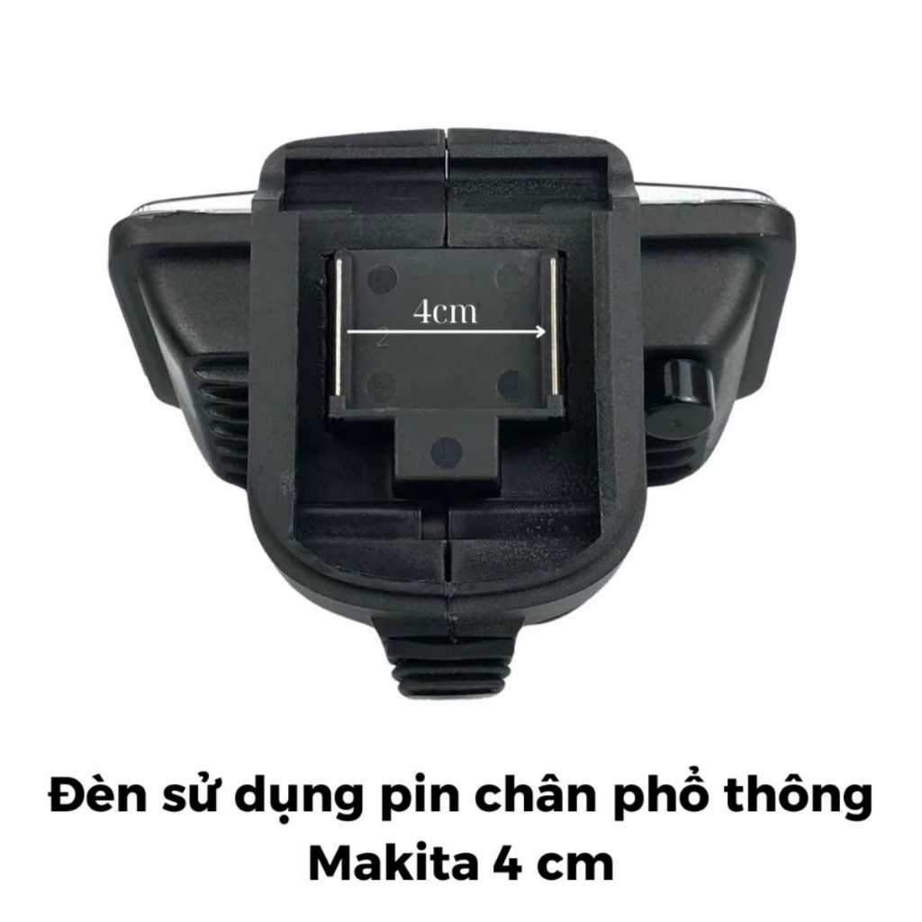 Đèn LED Siêu Sáng Sử Dụng Pin Makita 35 - 55 LED Với 2 Chế Độ Sáng, Có Cổng Sạc Điện Thoại USB 2026