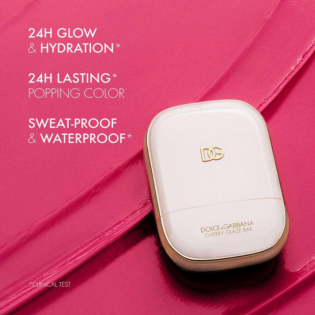 Má Hồng Dạng Thỏi Cho 24h Da Căng Bóng, Rạng Rỡ Dolce&Gabbana Cherry Glaze Bar 11g