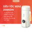 Bình Đun Siêu Tốc Mini 550ml – 13 Mức Nhiệt, Inox 304, Pha Sữa Trà Cà Phê, Nhỏ Gọn Mang Đi Du Lịch