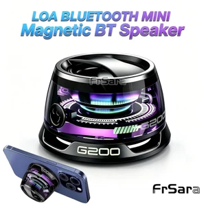 Loa Bluetooth Mini Cầm Tay G200 – 3D Surround, Từ Tính Thông Minh, Đèn RGB Sặc Sỡ, Cho Điện Thoại/Máy Tính Bluetooth 5.3
