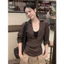 𝗭𝗶𝗻 - Áo Sơ mi Linen thắt eo
