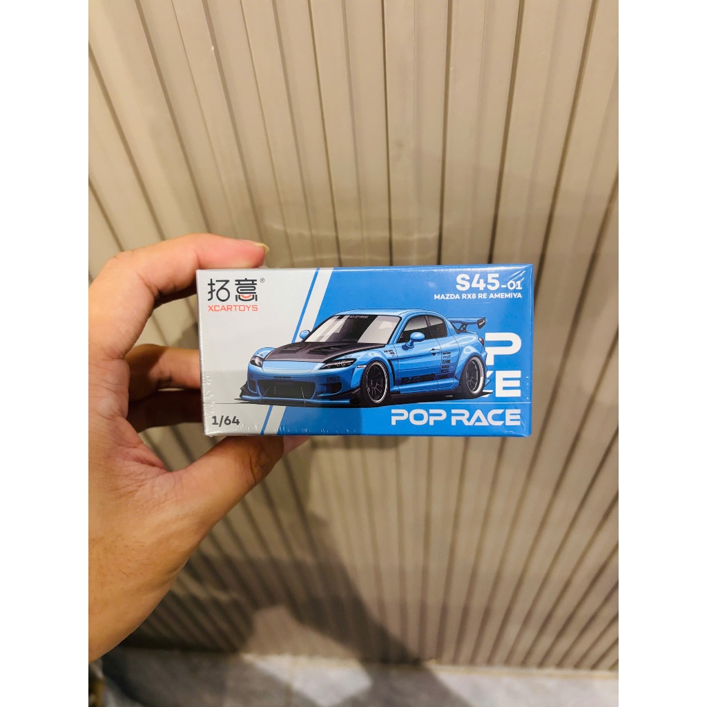 Xe Mô Hình Pop Race Chính Hãng New Seal Tỷ Lệ 1:64 | Poprace Honda Civic, Skyline GTR V8...