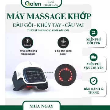 Máy Massage Đầu Gối Galen Có Tia Hồng Ngoại & Tia Laser – Máy Mát Xa Chuyên Khớp Gối, Có Thể Dùng Khuỷu Tay, Cầu Vai