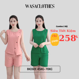 BỘ TOTE ĐŨI QUẦN ĐÙI PHỐI KHUY, SIZE 45KG-70KG Áo Top Nữ Women Voi