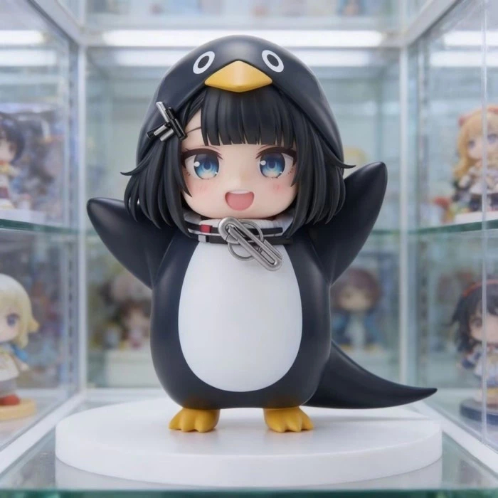[Giao nhanh] Tượng chim cánh cụt Arknights End - Đồ trang trí phiên bản Q dễ thương
