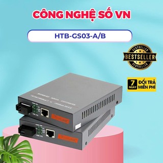 Bộ Chuyển Đổi Converter Quang NetLink HTB 3100A/B-25KM; HTB-GS03-A/B - 1000MB - 1GB 100Mbps 1 Sợi 1 Cổng LAN