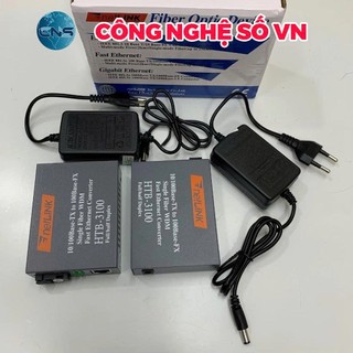 Bộ Chuyển Đổi Converter Quang NetLink HTB 3100A/B-25KM; HTB-GS03-A/B - 1000MB - 1GB 100Mbps 1 Sợi 1 Cổng LAN