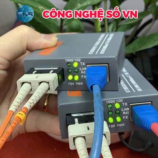 Bộ Chuyển Đổi Converter Quang NetLink HTB 3100A/B-25KM; HTB-GS03-A/B - 1000MB - 1GB 100Mbps 1 Sợi 1 Cổng LAN