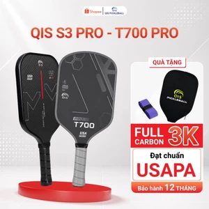 Vợt Pickleball T700 S3 Pro Chính Hãng - Vợt Pickleball Cho Người Mới Chơi Siêu Nhám Nhẹ Bền