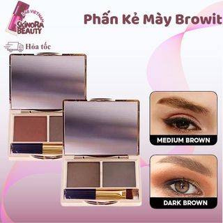 Phấn Kẻ Chân Mày Browit Series Easy Drawing Brow Shadow Phấn Kẻ Mày Browit Nongchat Giữ Màu Lâu Trôi 4g - Skinora Beauty