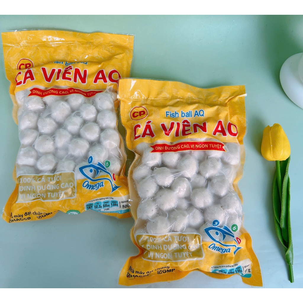 1KG Cá viên AQ Hàng CP ( gồm 2 gói 500g)