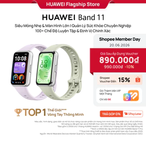Vòng Đeo Tay Thông Minh HUAWEI Band 11 Series | Mỏng Nhẹ, Màn Hình Lớn| Quản Lý Sức Khỏe Nâng Cao| 100+ Chế Độ Luyện Tập