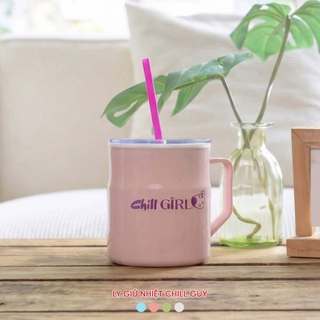 Ly giữ nhiệt Chill Guy có quai 700ml Tân Lập Thành Sản phẩm chất lượng nhà nhà thịnh vượng, nhựa PP