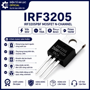 IRF3205 IRF3205PBF MOSFET 55V 110A kênh N TO-220 chính hãng