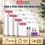 Bảng Từ Trắng Có Kẻ Ô Treo Viết Bút Lông Deli Bảng Mica Nam Châm Kèm Khay Đựng Học Sinh