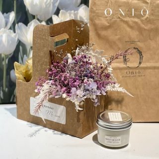 Set Giỏ Hoa Khô - Hương Thơm Tinh Dầu, Quà Tặng Đồ Decor Handmade 100%, Dried Flower - ONIÕ
