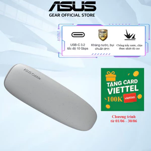 Box ổ cứng SSD ASUS Cobble, Có khả năng chống nước chống bụi IP55, Nắp hợp kim nhôm, Tản nhiệt tốt