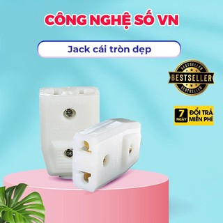 Phích đực - Jack Cái Tròn Dẹp dùng cho Camera và Thiết Bị Điện Tử