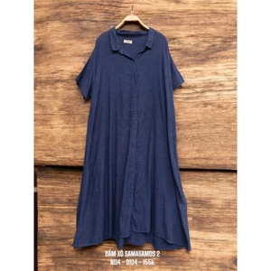 ĐẦM LINEN HIỆU SAMASAMOS 2 THÊU TAY | 2HAND NHẬT