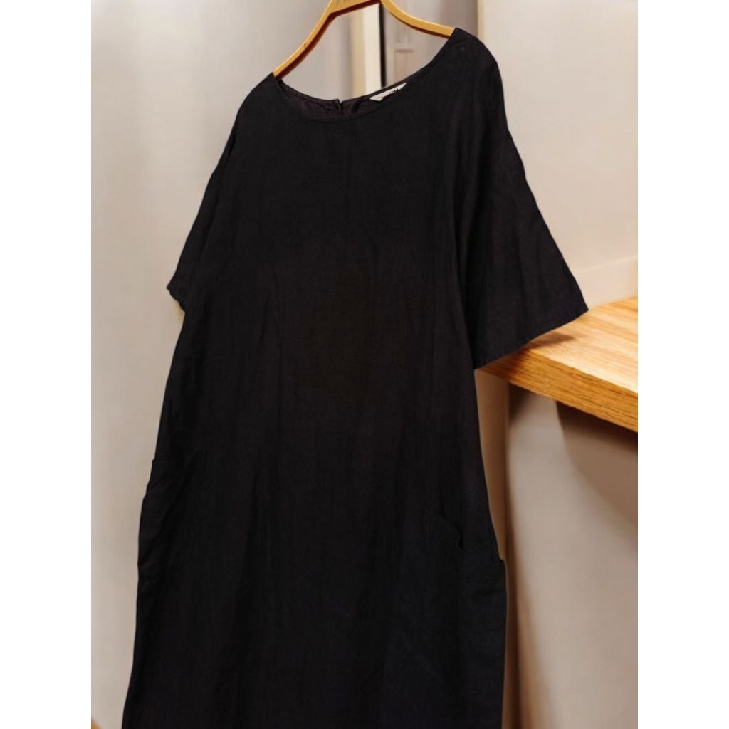 ĐẦM LINEN HỒNG SAMASAMOS 2 2HAND NHẬT