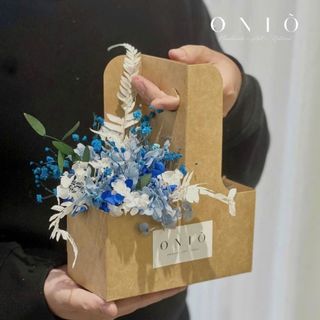 Set Giỏ Hoa Khô - Hương Thơm Tinh Dầu, Quà Tặng Đồ Decor Handmade 100%, Dried Flower - ONIÕ