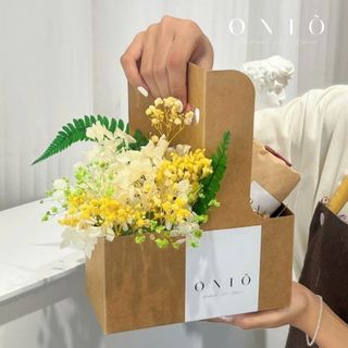 Set Giỏ Hoa Khô - Hương Thơm Tinh Dầu, Quà Tặng Đồ Decor Handmade 100%, Dried Flower - ONIÕ