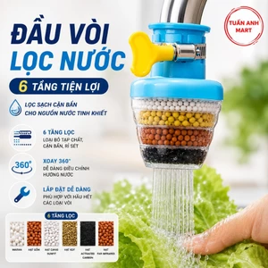 Combo 3 cái Đầu vòi lọc nước có 6 tầng