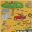 SALE 30 mẫu decal, tranh dán tường các con vật cho bé học tiếng anh, hình sticker dán tường cho bé 40*60cm 2075