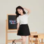 Áo Sơ Mi Học Sinh Viền Bèo Cổ Sen Cho Bé Gái SCHOOL KIDS Ngắn Tay, Dài Tay