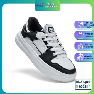 Giày Thể Thao Biti's Helio Teen Nam 2 Màu BSB007400 (Đen , Trắng )