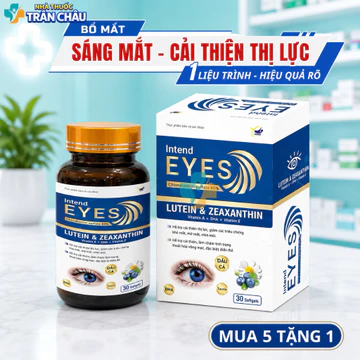 Viên Uống Bổ Mắt INTEND EYES - Tăng Cường Thị Lực, Giảm Mỏi Mắt, Sáng Mắt, Chống Khô Mắt hộp 30 viên