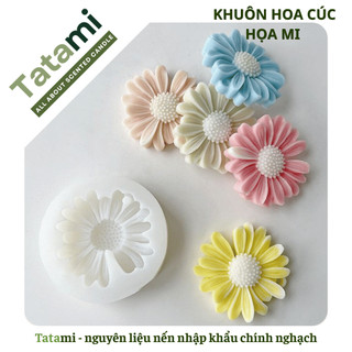 Khuôn Silicon Làm Nến TATAMI Hình Hoa Cúc Đổ Nến Thơm Decor DIY Handmade Chi Tiết Sắc Nét Dễ Tháo