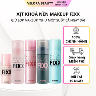 Xịt khóa nền Makeup So Natural Fixx All Day Setting Spray 75ml kiềm dầu giữ lớp nền bền màu suốt ngày dài
