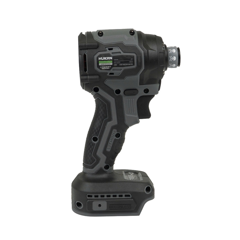 Máy chuyên vít búa HUKAN G2-CV251BL, Lực siết 250Nm, 4 tốc độ, 4 tính năng - Sử dụng Chân pin phổ thông