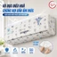 Combo 5 cái Vỏ bọc điều hoà chống bụi bẩn ẩm mốc bảo quản điều hoà có bo chun co giãn tiện lợi
