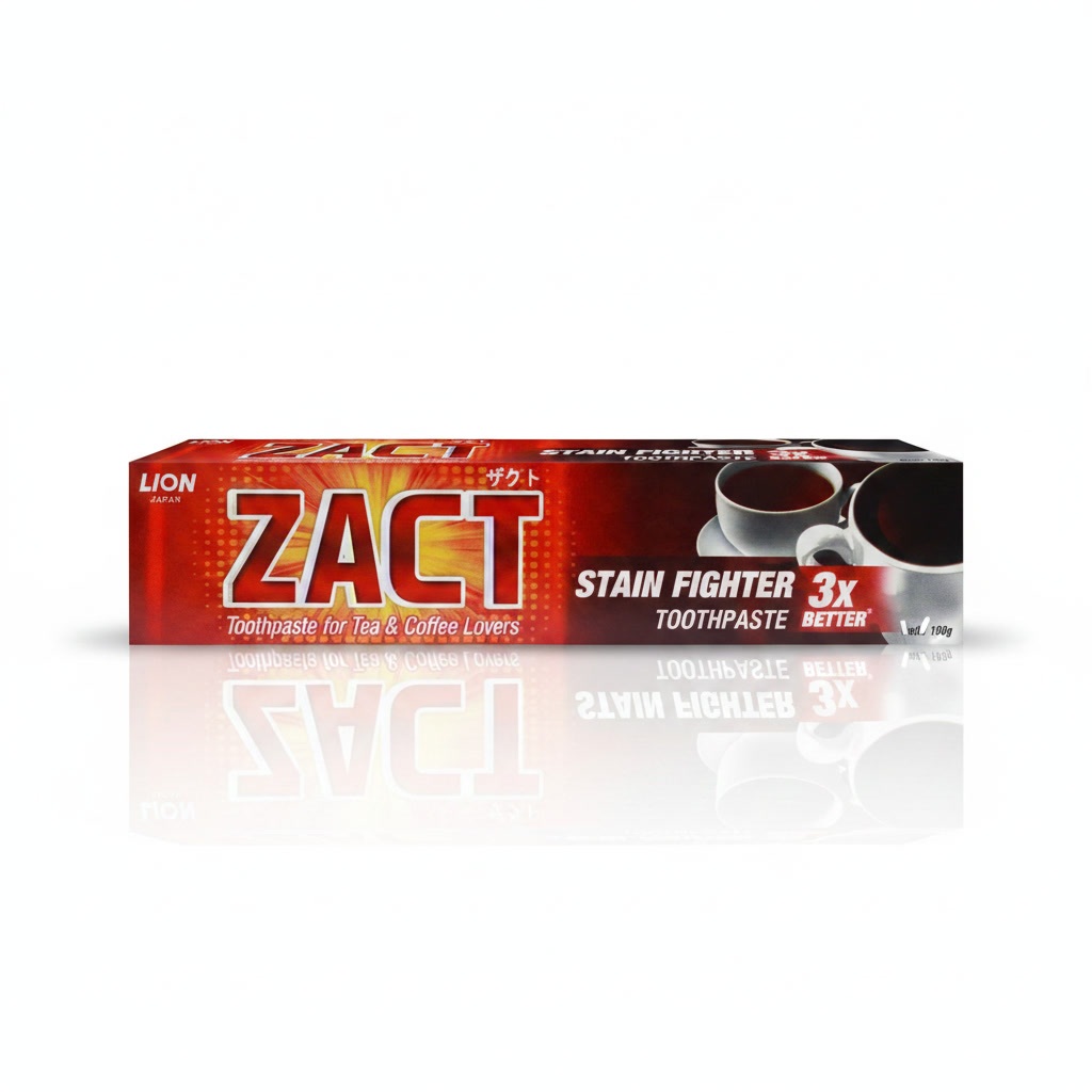 Kem Tẩy Trắng răng ZACT 190g - Tẩy vế Ố Trà Cafe trên răng - Mùi Hôi Miệng do thuốc