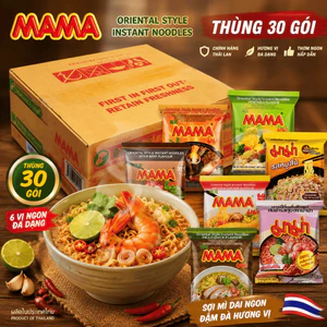 MÌ Gói Mama Thái Lan 55g-60gr Nhập Thái Lan, Hsd 12 Tháng, Ngon Đậm Vị