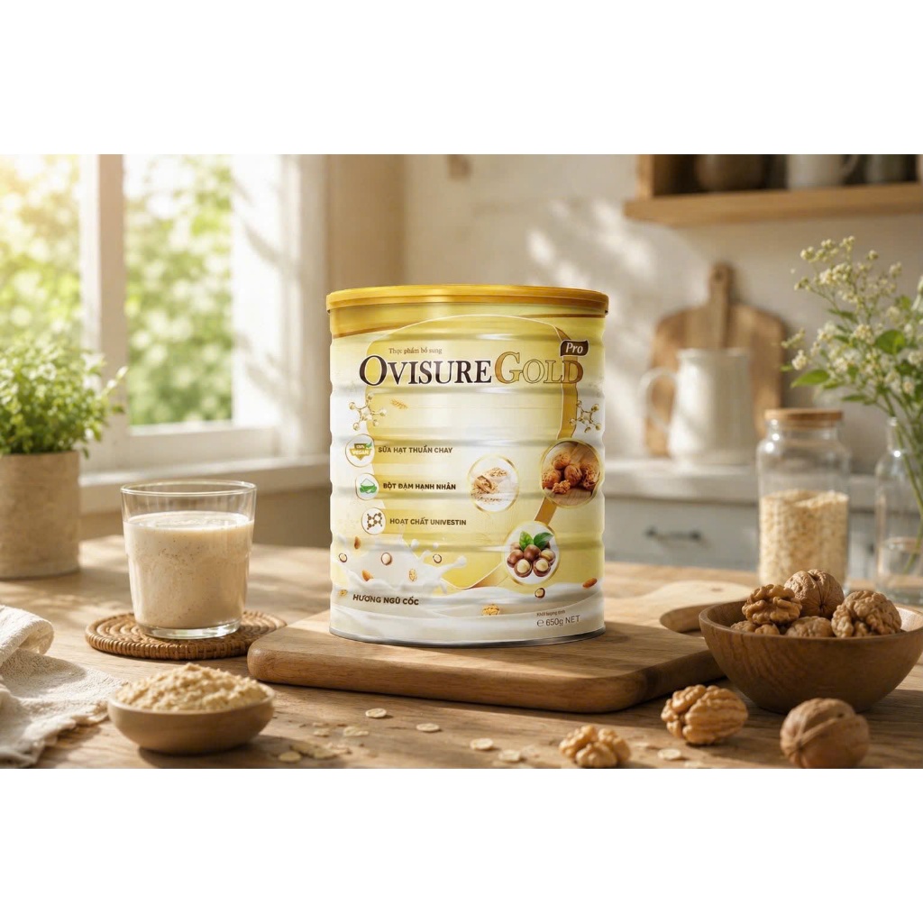 [Combo 2 hộp] sữa xương khớp Ovisure Gold chính hãng hộp 650gram date mới