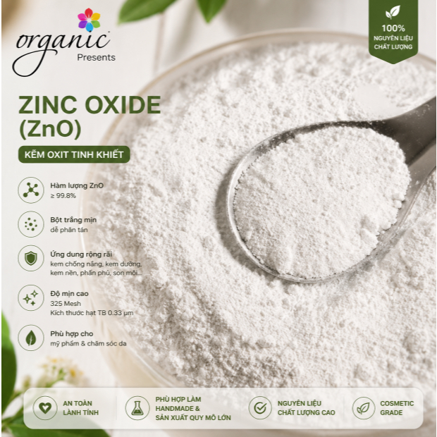 Kẽm Oxit Zinc Oxide ZnO 99.8%
