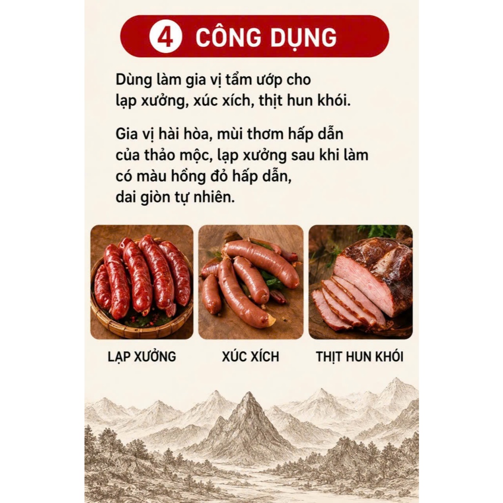 Gia vị Nạp xưởng bà Năm- Chuẩn vị Tây Bắc